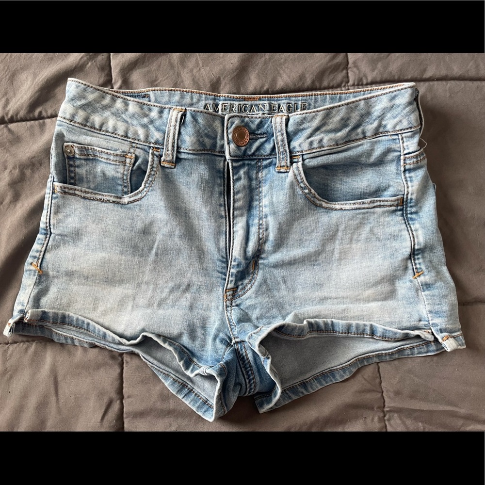 American eagle high rise shortie shorts